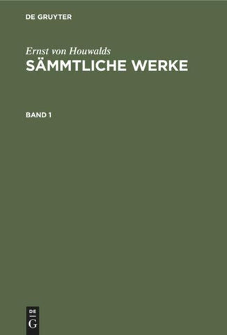 Sämmtliche Werke. Band 1