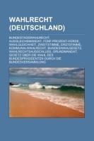 Wahlrecht (Deutschland)