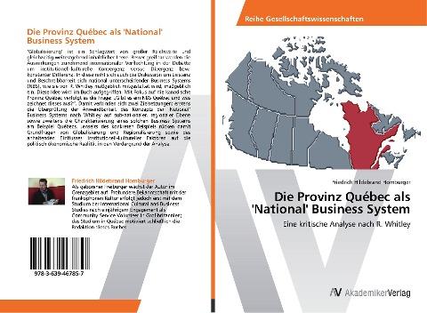 Die Provinz Québec als 'National' Business System