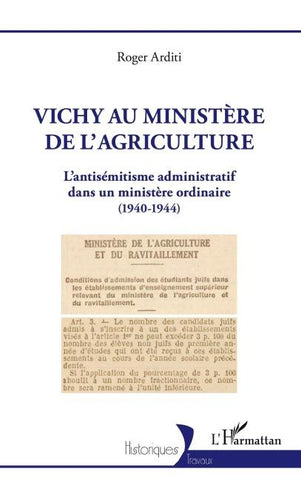 Vichy au ministère de l'agriculture