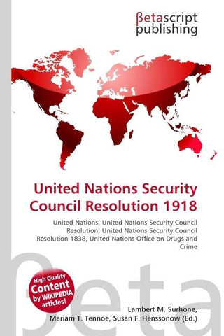 United Nations Security Council Resolution 1918