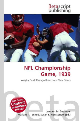 NFL Championship Game, 1939