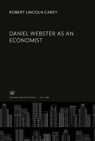Daniel Webster as an Economist