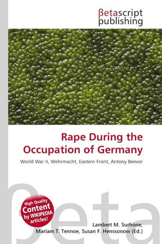 Rape During the Occupation of Germany