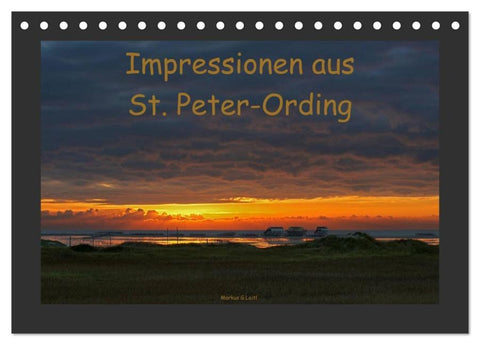 Impressionen aus St. Peter-Ording (Tischkalender 2026 DIN A5 quer), CALVENDO Monatskalender