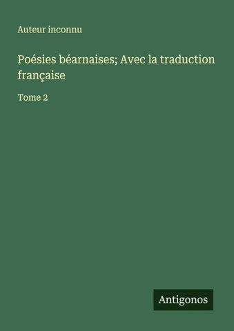 Poésies béarnaises; Avec la traduction française