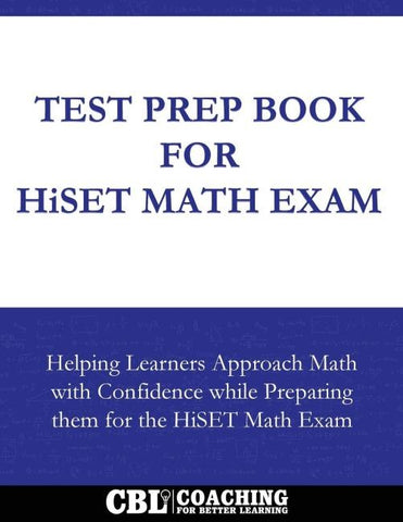 Test Prep Book For HiSET Math Exam