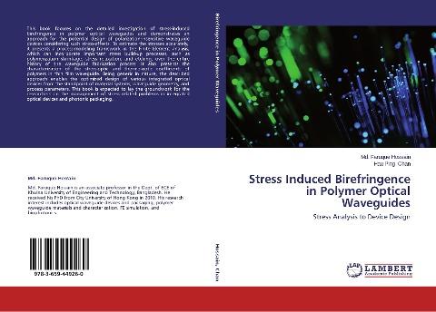 Stress Induced Birefringence in Polymer Optical Waveguides