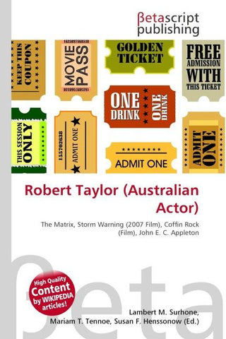 Robert Taylor (Australian Actor)