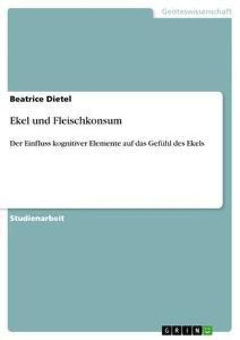 Ekel und Fleischkonsum