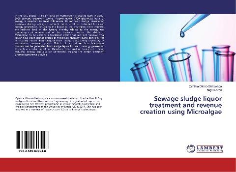 Sewage sludge liquor treatment and revenue creation using Microalgae