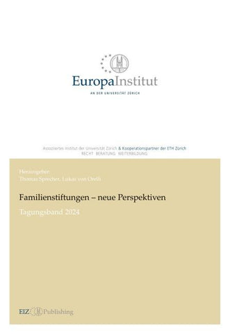 Familienstiftungen – neue Perspektiven