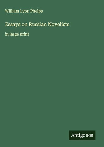 Essays on Russian Novelists