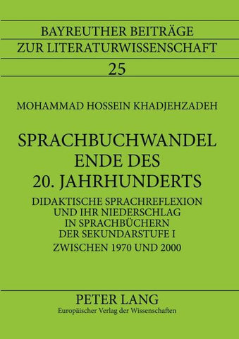 Sprachbuchwandel Ende des 20. Jahrhunderts
