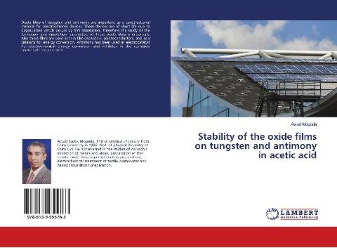 Stability of the oxide films on tungsten and antimony in acetic acid