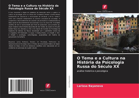 O Tema e a Cultura na História da Psicologia Russa do Século XX