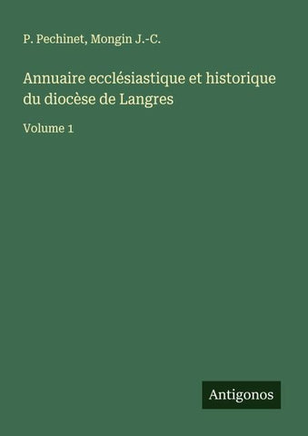 Annuaire ecclésiastique et historique du diocèse de Langres