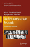 Profiles in Operations Research