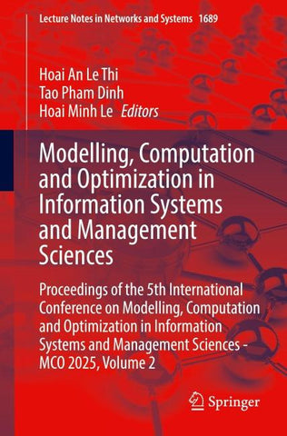 Modelling, Computation and Optimization in Information Systems and Management Sciences