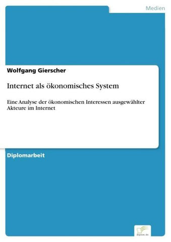 Internet als ökonomisches System