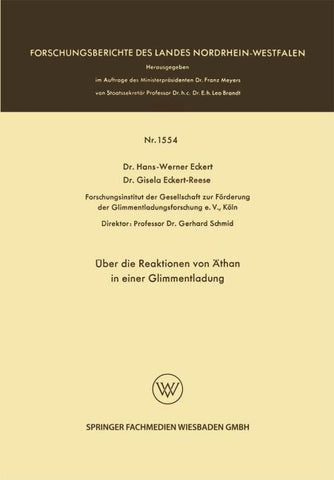 Über die Reaktionen von Äthan in einer Glimmentladung