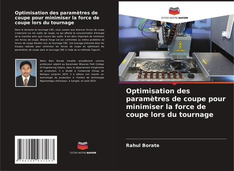 Optimisation des paramètres de coupe pour minimiser la force de coupe lors du tournage