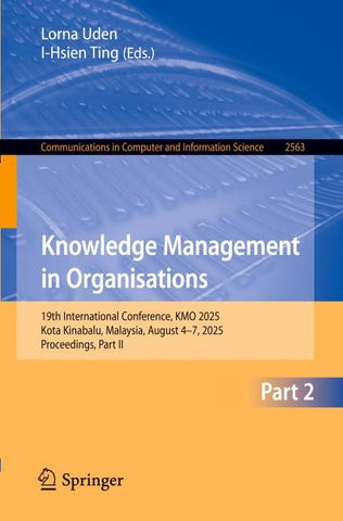 Knowledge Management in Organisations