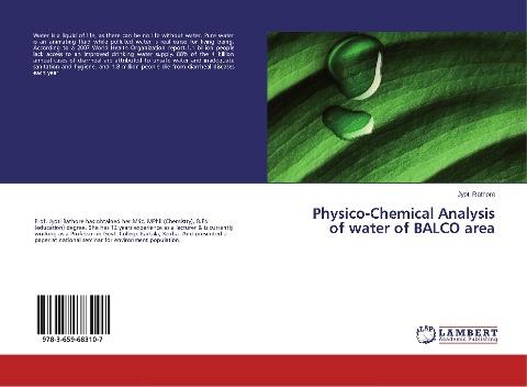 Physico-Chemical Analysis of water of BALCO area