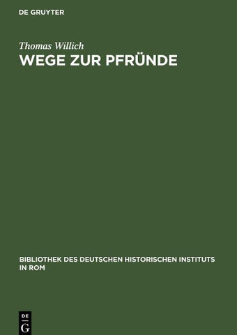 Wege zur Pfründe