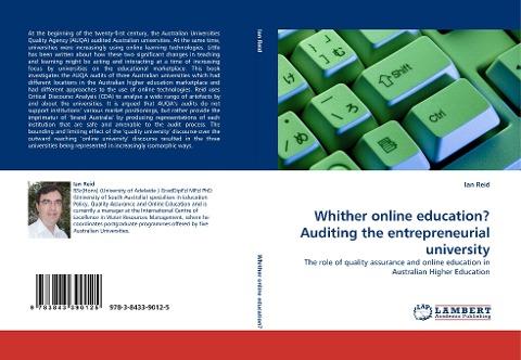Whither online education? Auditing the entrepreneurial university