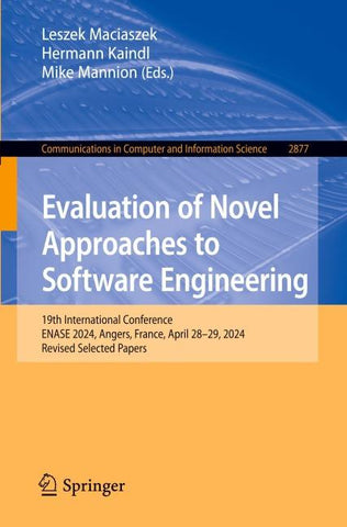 Evaluation of Novel Approaches to Software Engineering