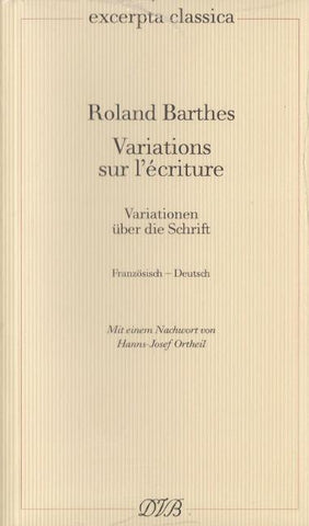 Variations sur l'écriture – Variationen über die Schrift