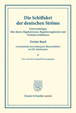 Die Schiffahrt der deutschen Ströme.