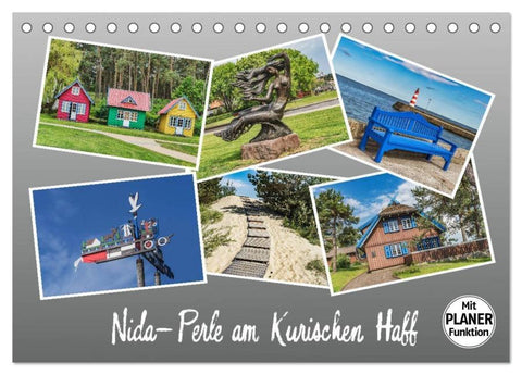 Nida - Perle am Kurischen Haff (Tischkalender 2026 DIN A5 quer), CALVENDO Monatskalender