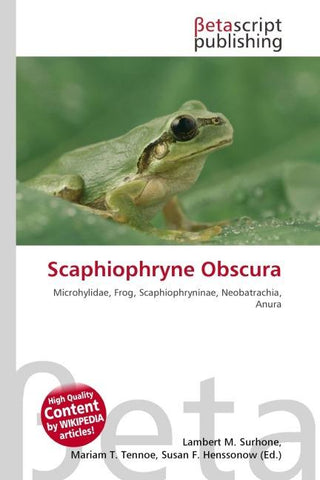 Scaphiophryne Obscura