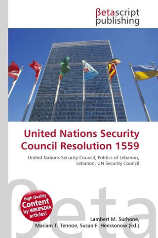 United Nations Security Council Resolution 1559
