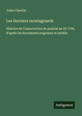 Les derniers montagnards