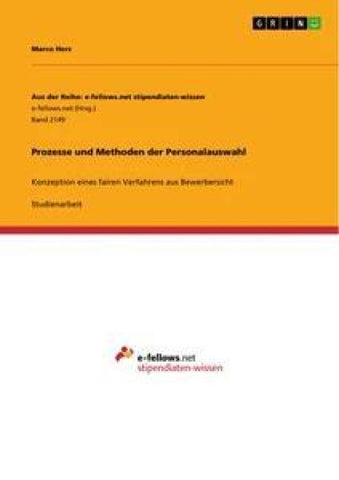 Prozesse und Methoden der Personalauswahl