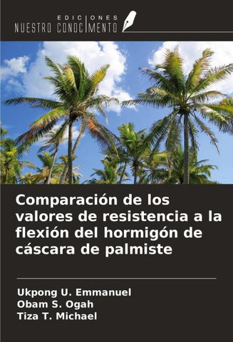 Comparación de los valores de resistencia a la flexión del hormigón de cáscara de palmiste