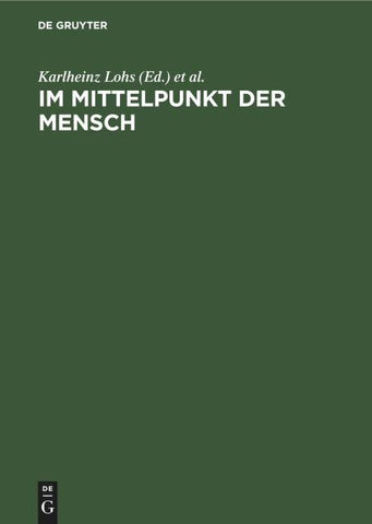 Im Mittelpunkt der Mensch