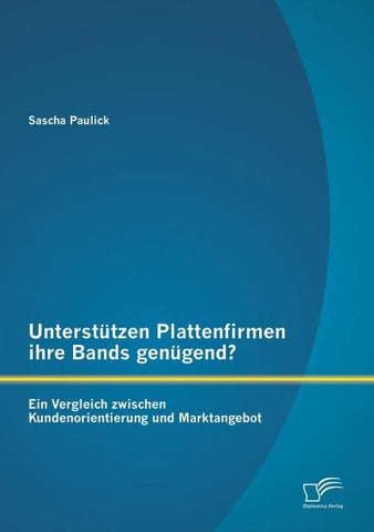 Unterstützen Plattenfirmen ihre Bands genügend? Ein Vergleich zwischen Kundenorientierung und Marktangebot