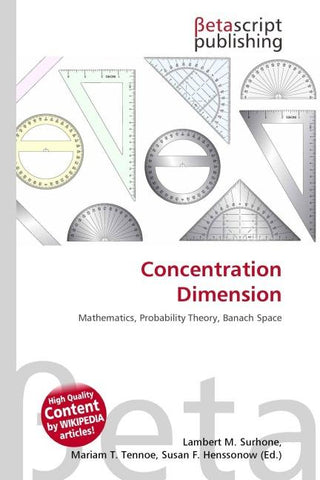 Concentration Dimension