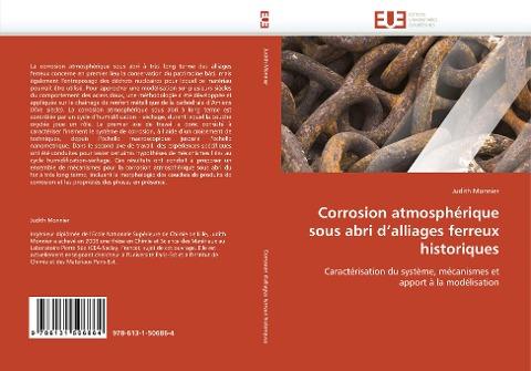 Corrosion atmosphérique sous abri d''alliages ferreux historiques