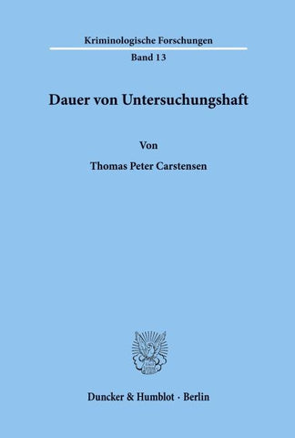 Dauer von Untersuchungshaft.