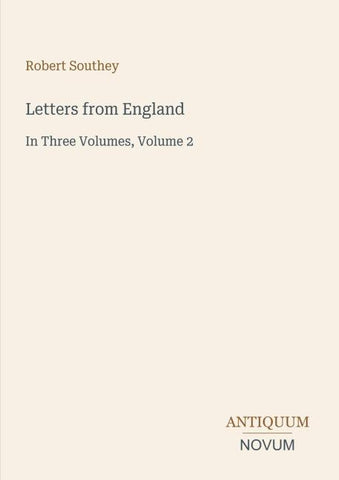Letters from England