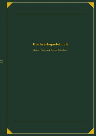 Hochzeits Gästebuch