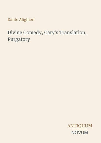 Divine Comedy, Cary's Translation, Purgatory