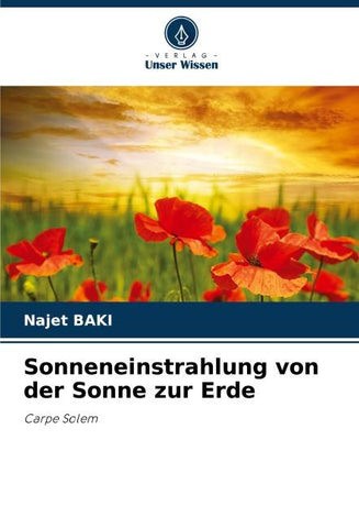Sonneneinstrahlung von der Sonne zur Erde
