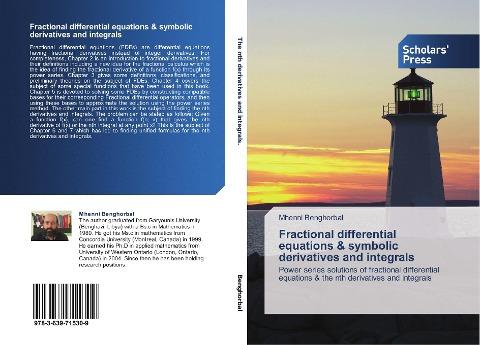 Fractional differential equations & symbolic derivatives and integrals