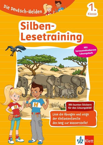 Klett Die Deutsch-Helden: Silben-Lesetraining 1. Klasse